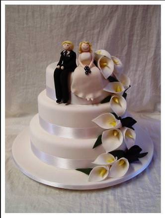 One of our beautiful wedding cakes