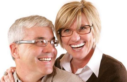Couple wearing spectacles