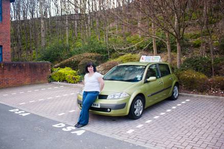 Gillian & the ready2pass driving school car
